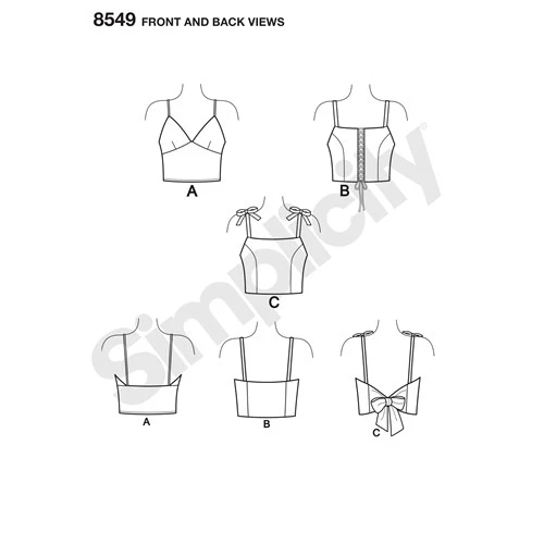 Simplicity Bra Tops S8549 - Image 9
