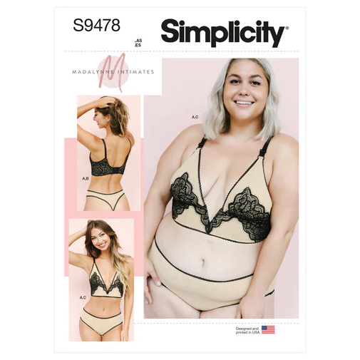 Simplicity Bralette and Panties S9478 - Image 3
