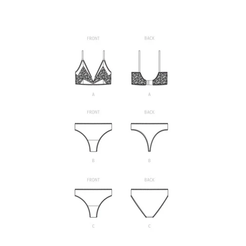 Simplicity Bralette and Panties S9478 - Image 5