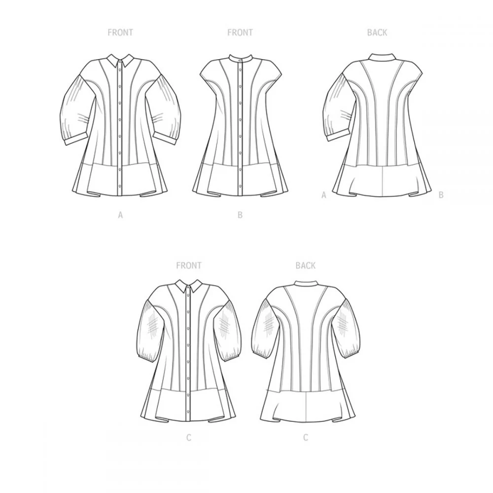 Simplicity Button Down Dresses S9641 - Image 8