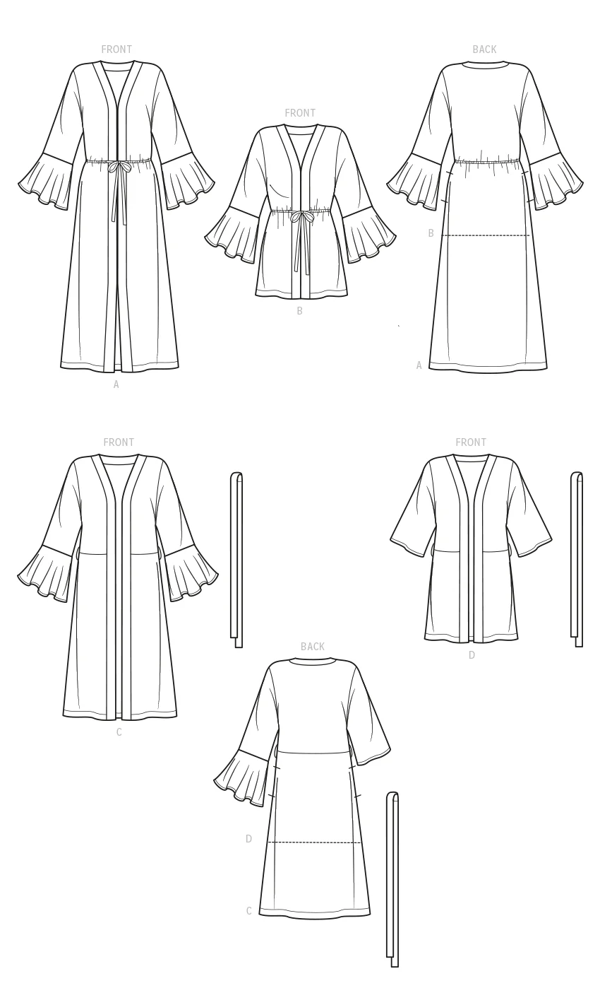 Simplicity Caftans and Wraps S9602 - Image 9