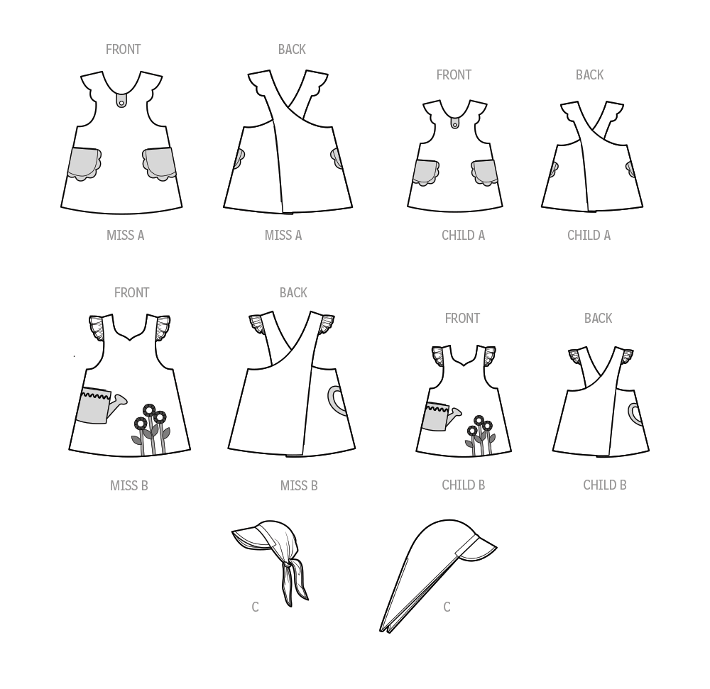 Simplicity Child/Adult Apron S9767 - Image 11
