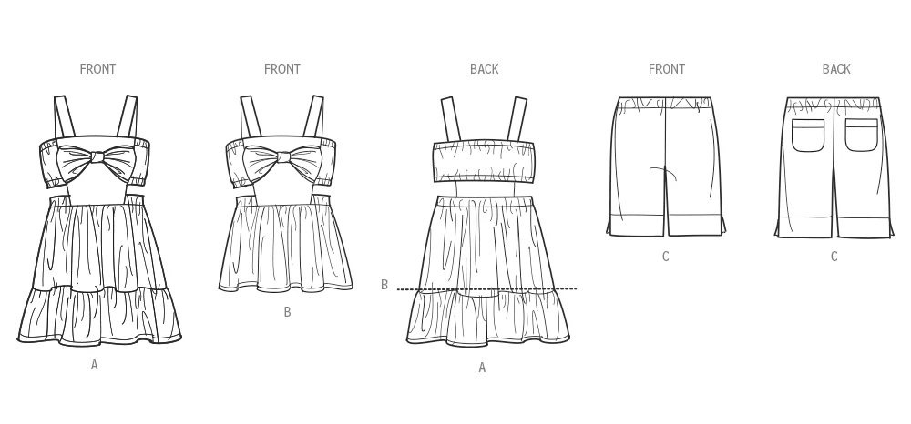 Simplicity Child Dress & Top S9962 - Image 8