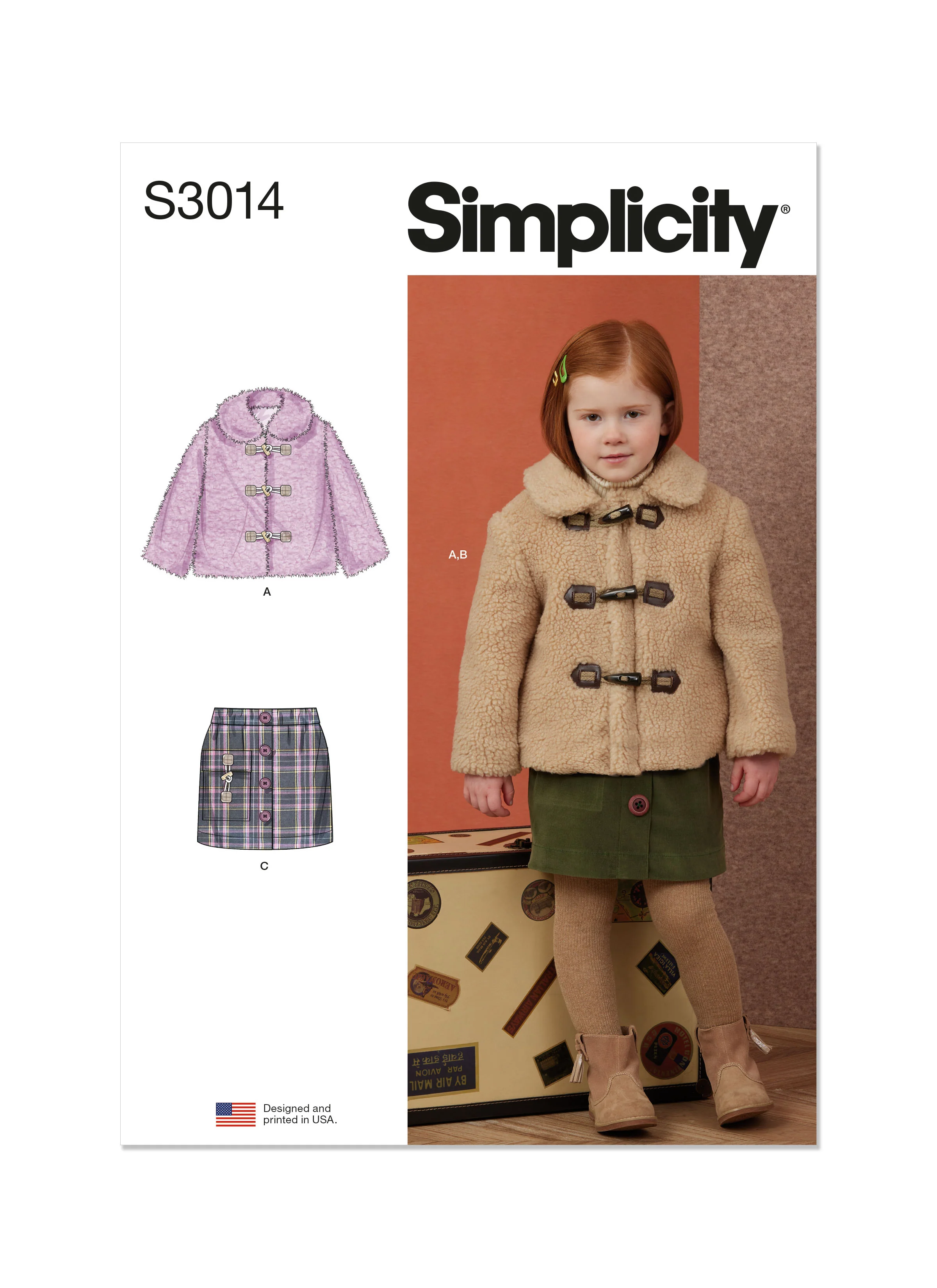 Simplicity Child Jacket & Skirt S3014 - Image 2