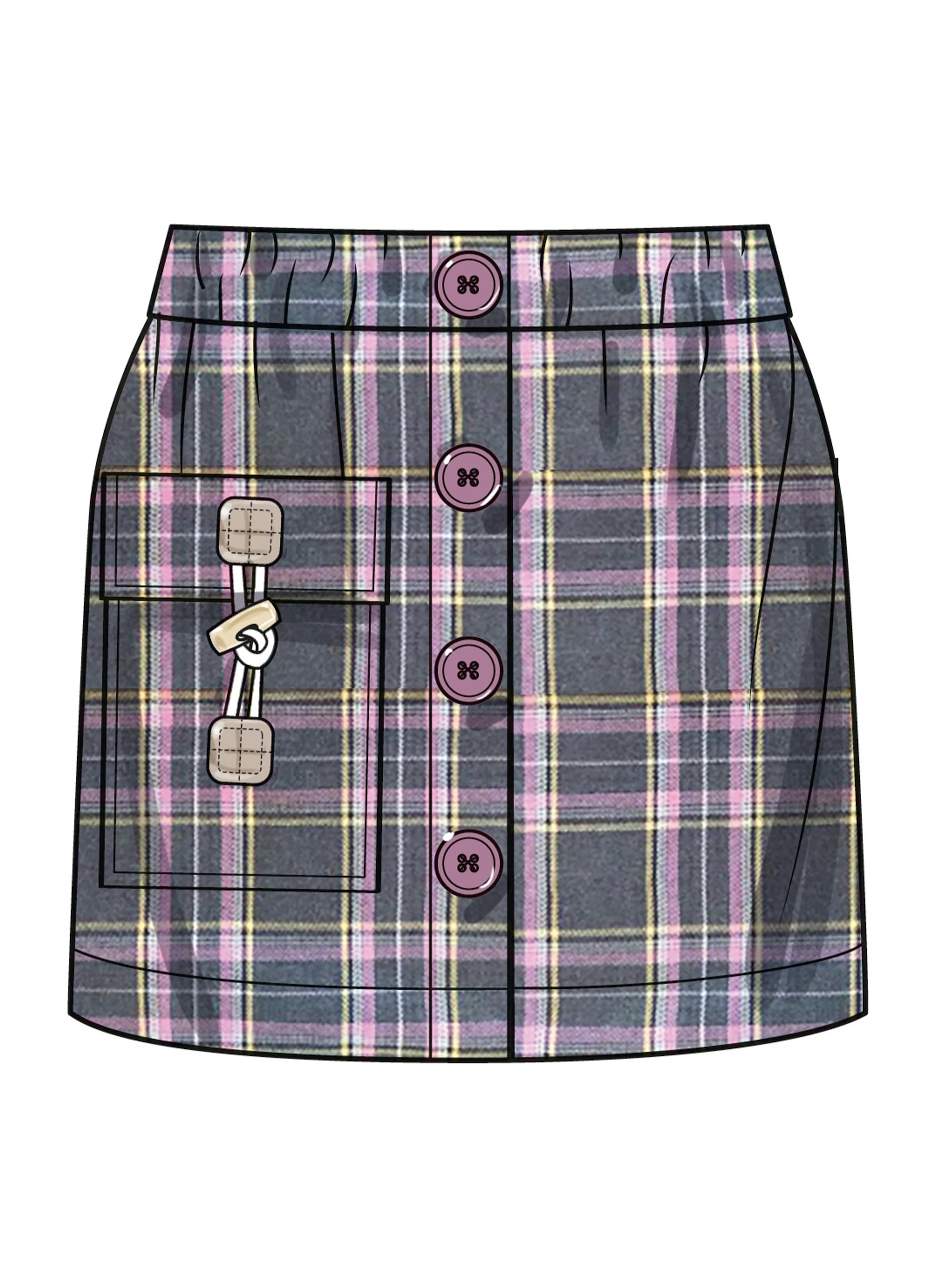 Simplicity Child Jacket & Skirt S3014 - Image 6