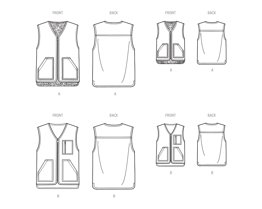 Simplicity Child/Teen/Adult Waistcoats S9860 - Image 13