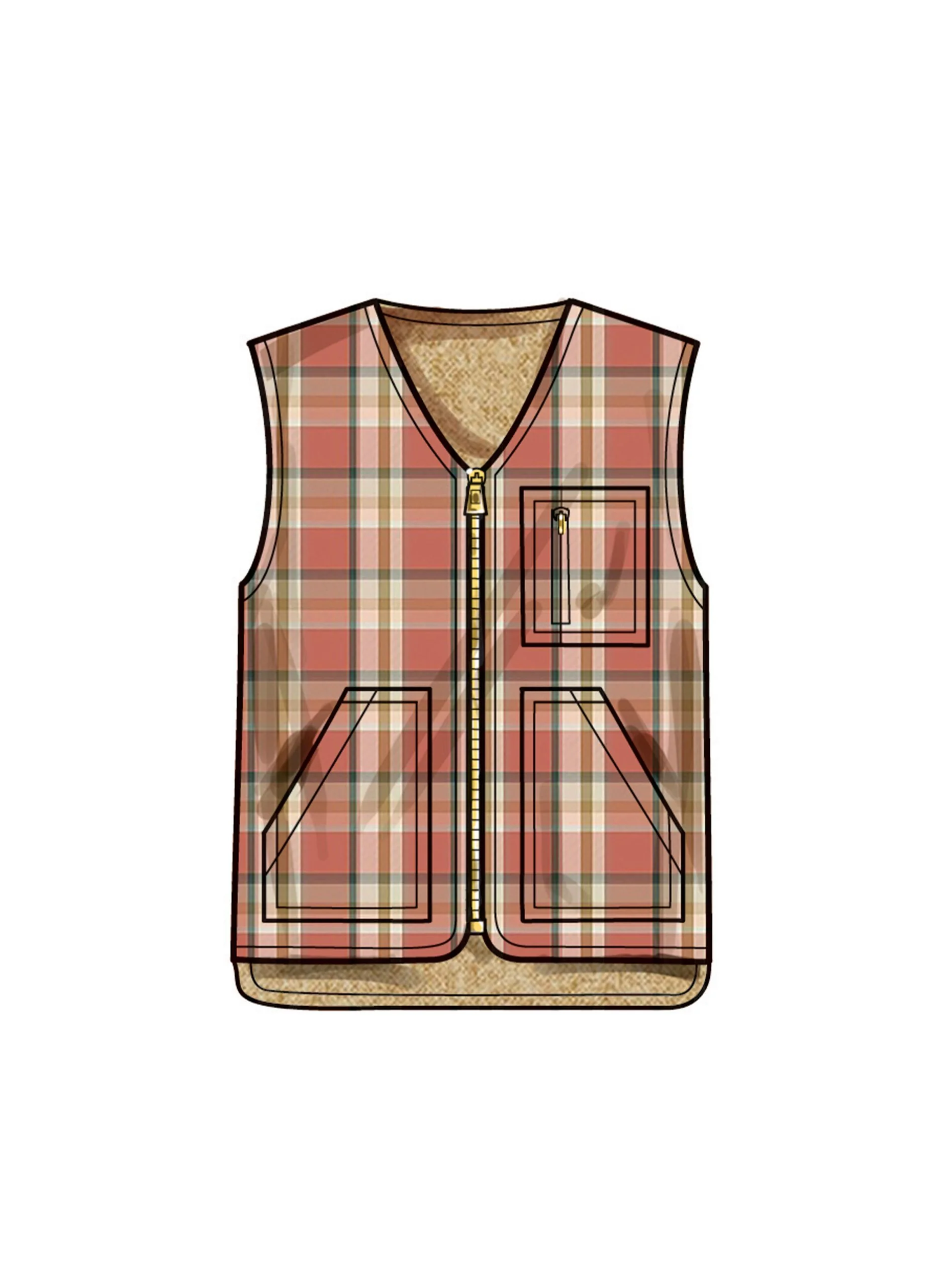 Simplicity Child/Teen/Adult Waistcoats S9860 - Image 9