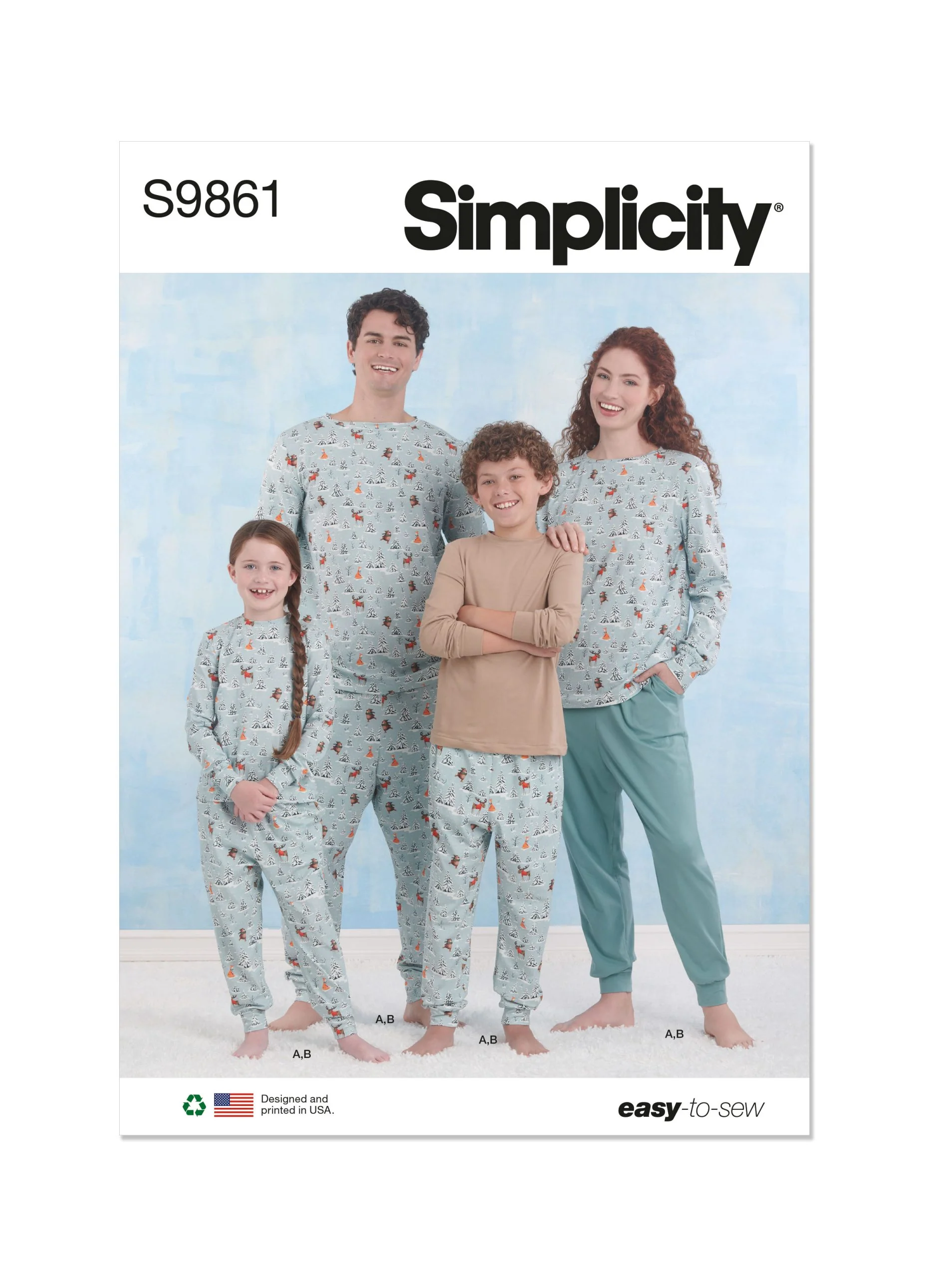 Simplicity Child/Teen/Adults Sleepwear S9861 - Image 2