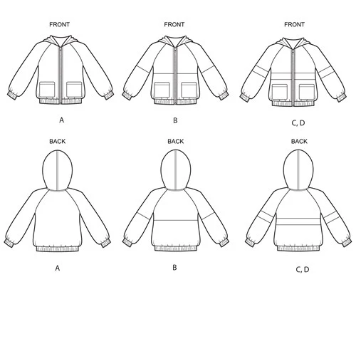 Simplicity Child/Teen Hooded Jacket S8999 - Image 8