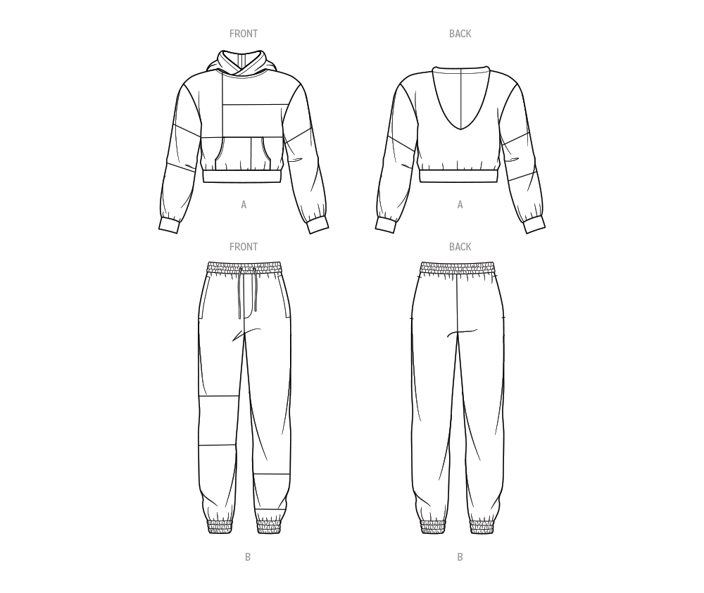 Simplicity Child/Teen Hoodie and Jogger Set S9695 - Image 7