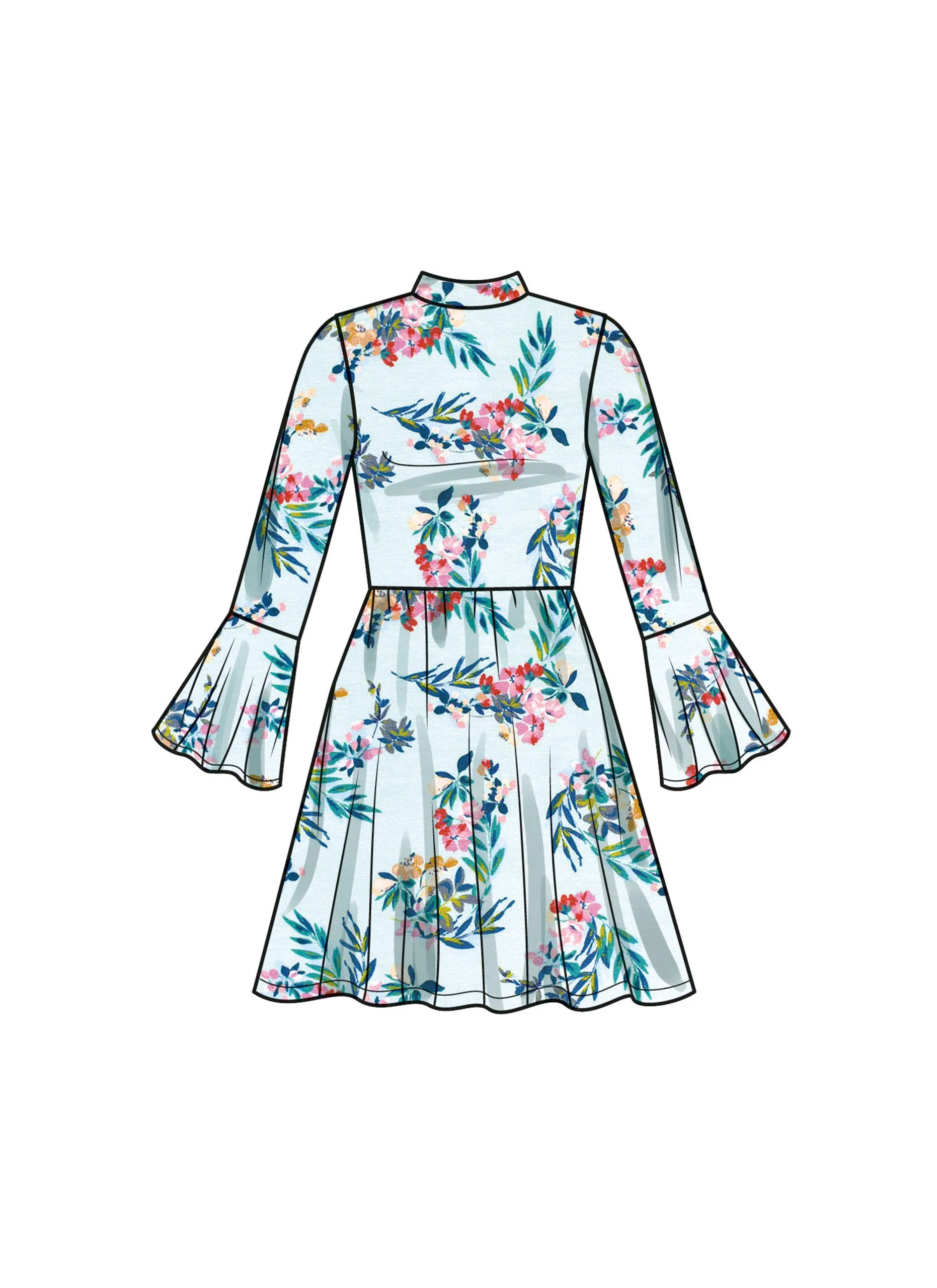 Simplicity Child/Teen Knit Dresses S9862 - Image 6