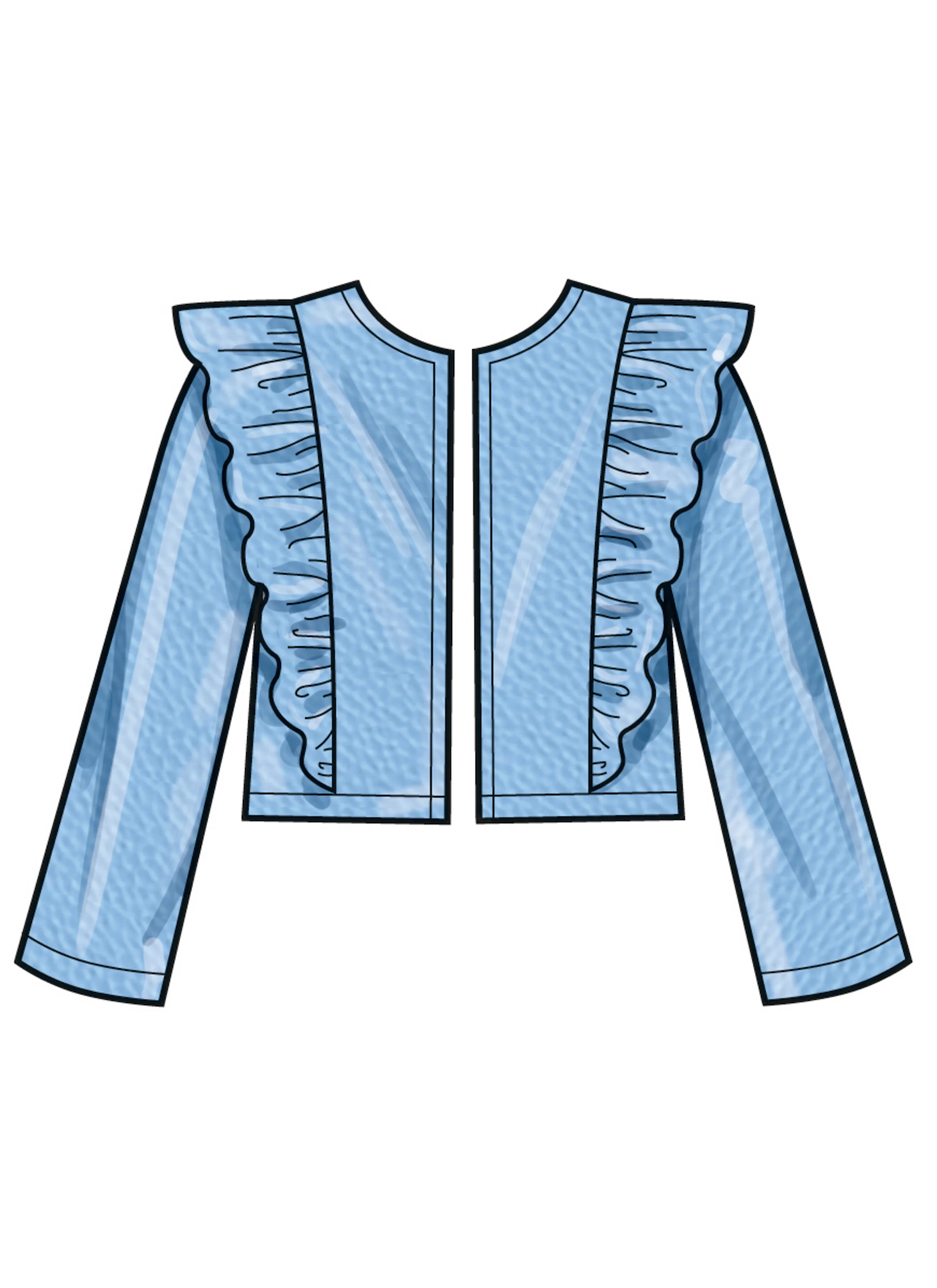 Simplicity Child/Teen Skirts, Jacket & Tops S3044 - Image 6