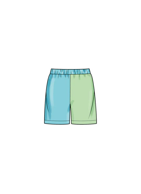 Simplicity Child/Teen Sweatshirt and Shorts S9801 - Image 8