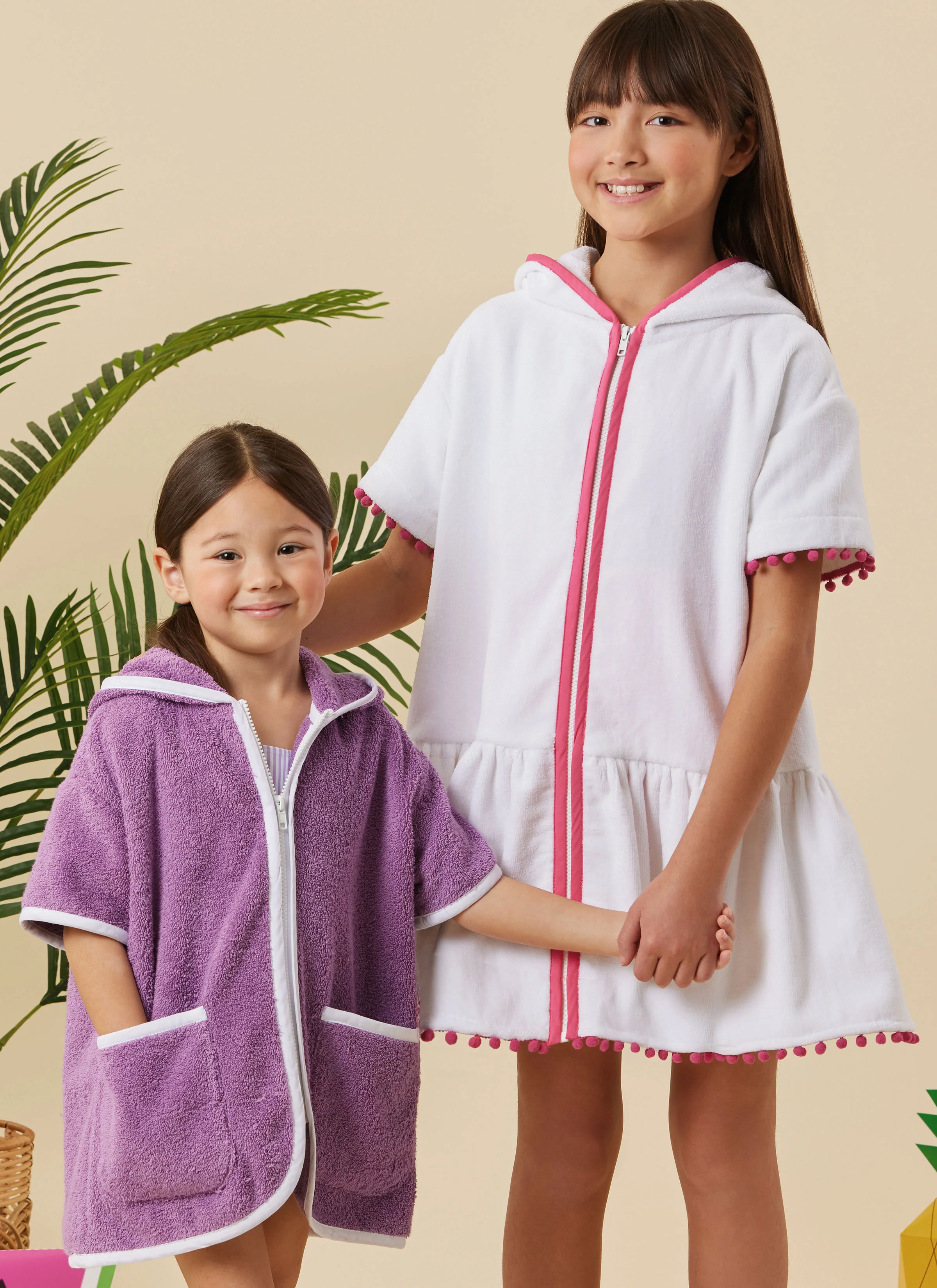 Simplicity Children's and Girls' Hooded Cover Up S3147 - Image 3