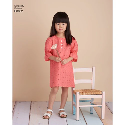 Simplicity Children's Dress and Shirt S8852 - Image 3