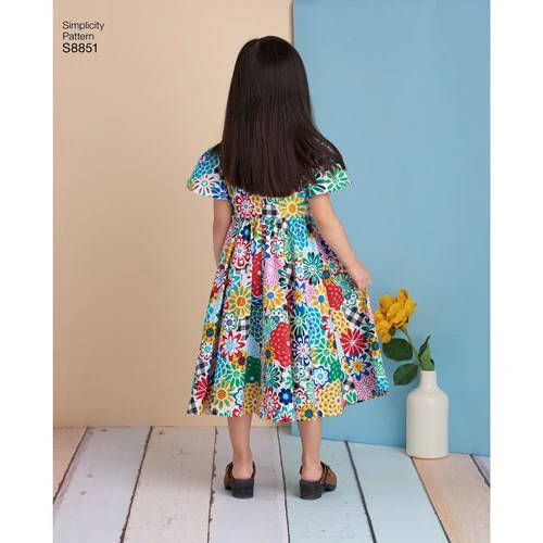 Simplicity Children's Dress S8851 - Image 3