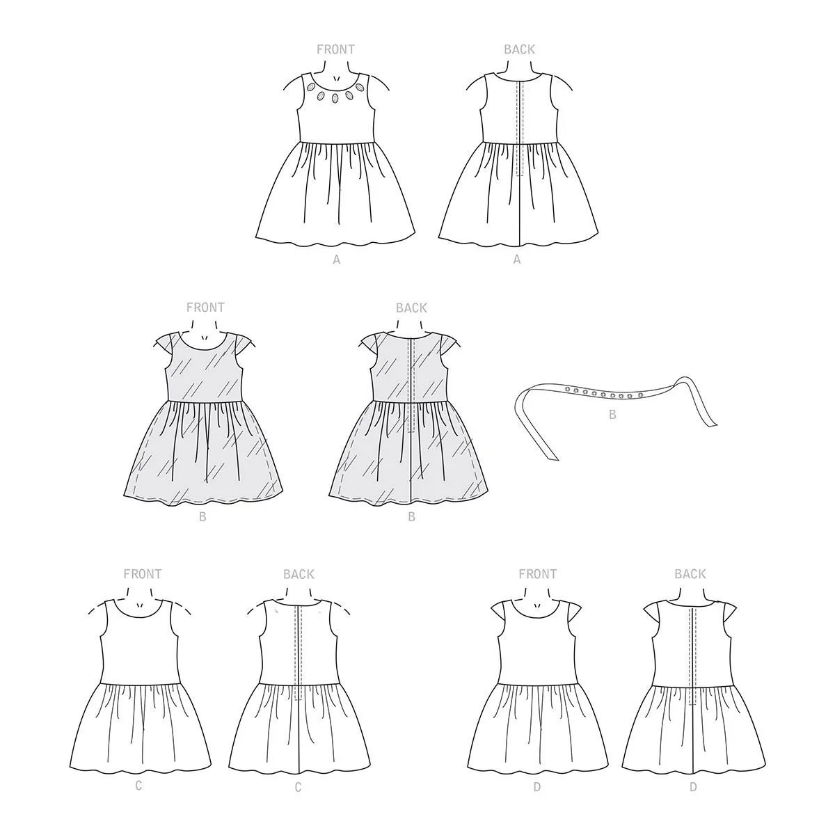Simplicity Child's Dresses S9320 - Image 4