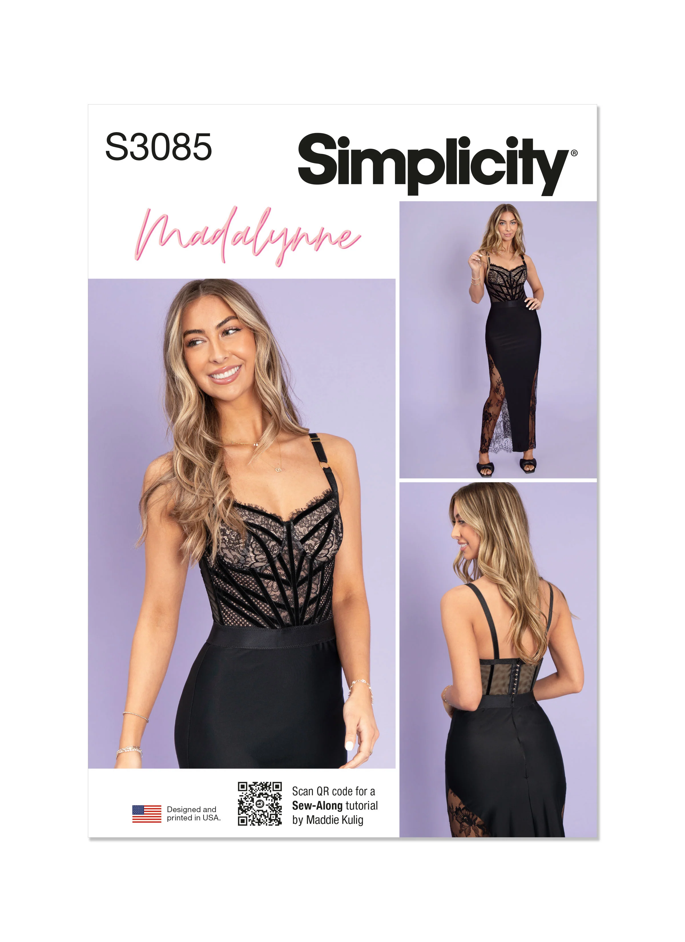 Simplicity Corset Dress S3085 - Image 2