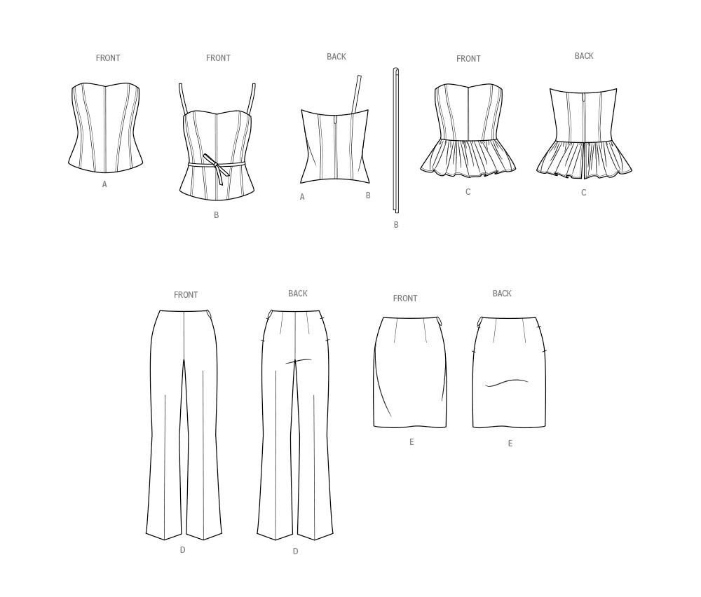 Simplicity Corsets, Trousers & Skirt S9927 - Image 11