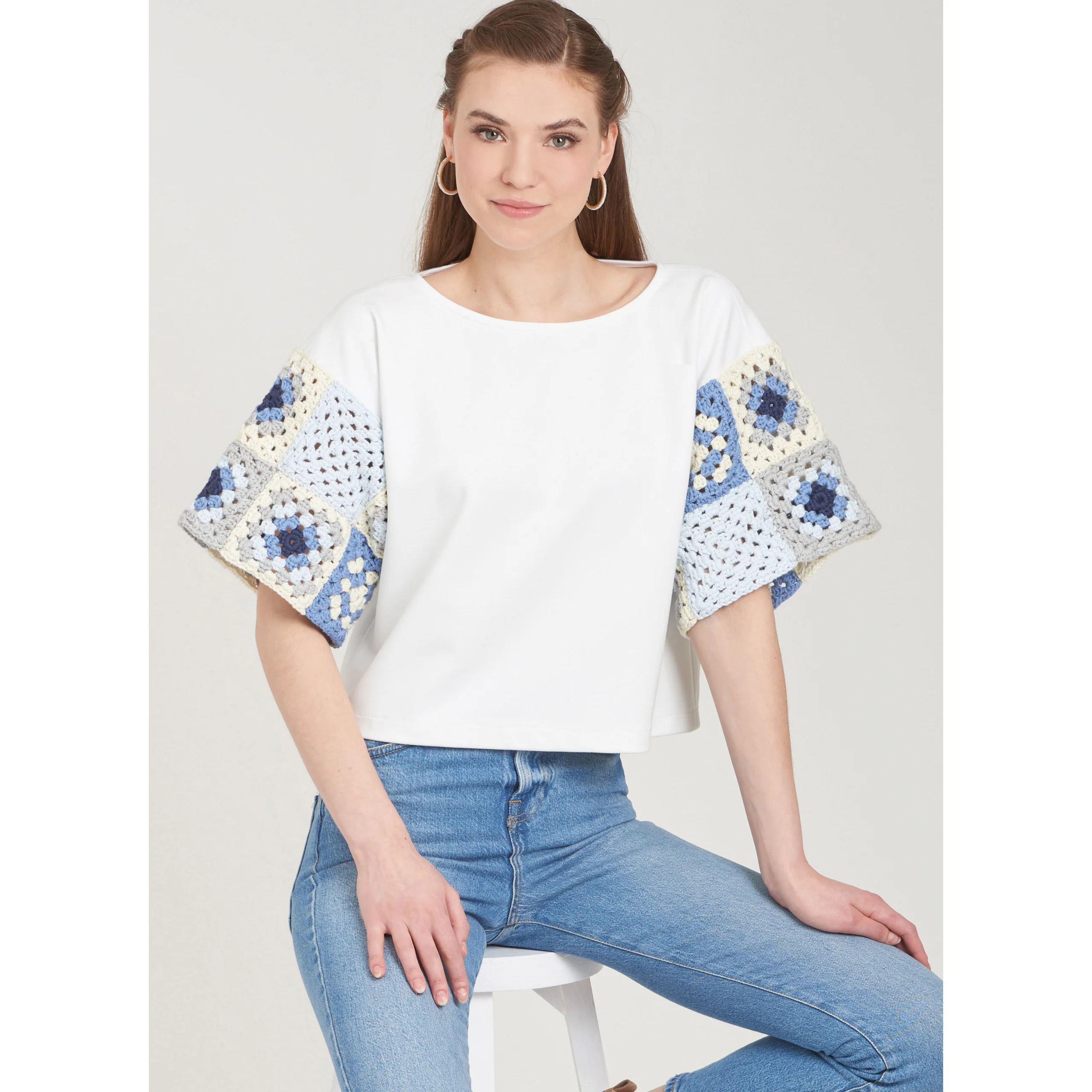 Simplicity Crochet and Sew Top, Jacket and Bag S9633 - Image 3