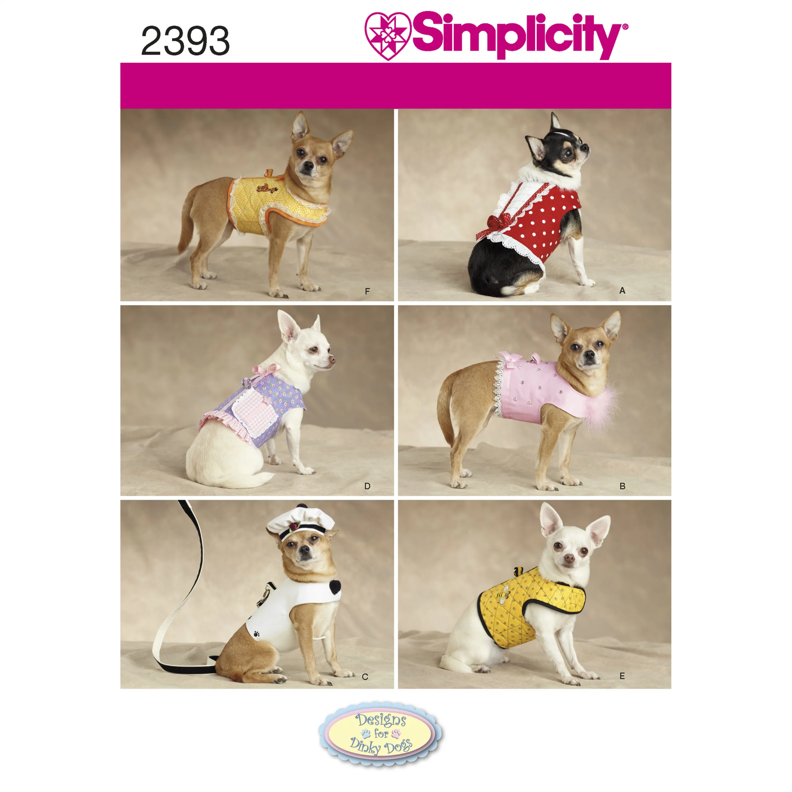 Simplicity Dog Coats S2393 - Image 2