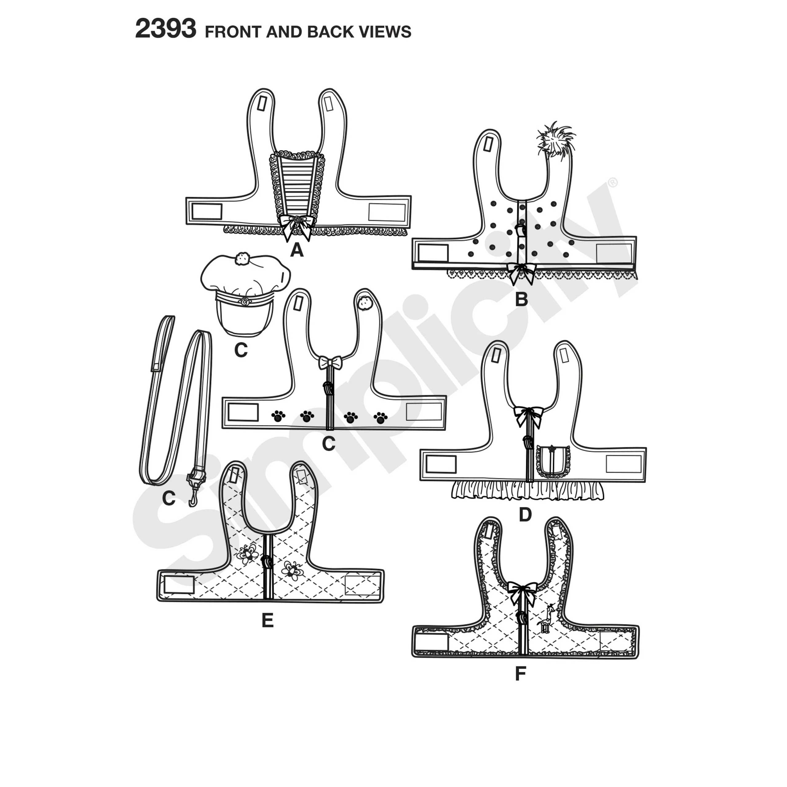 Simplicity Dog Coats S2393 - Image 4