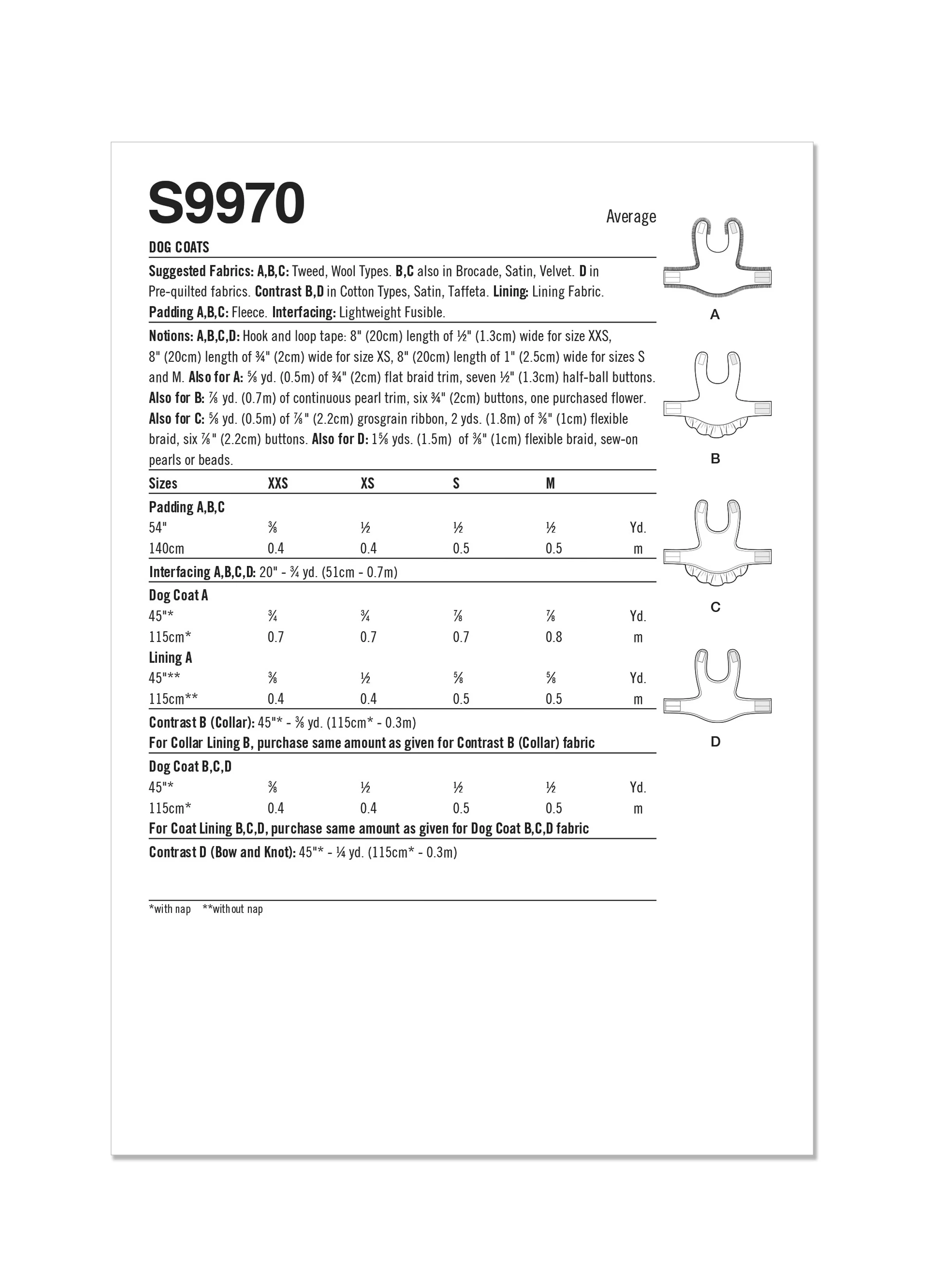Simplicity Dog Coats S9970 - Image 7