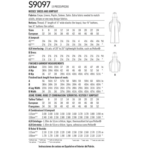 Simplicity Dress and Jumpsuit S9097 - Image 5