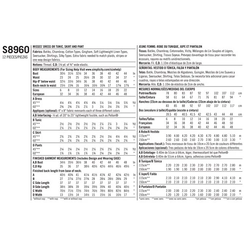 Simplicity Dress and Tunic S8960 - Image 12