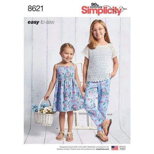 Simplicity Dress, Top and Trousers S8621 - Image 2
