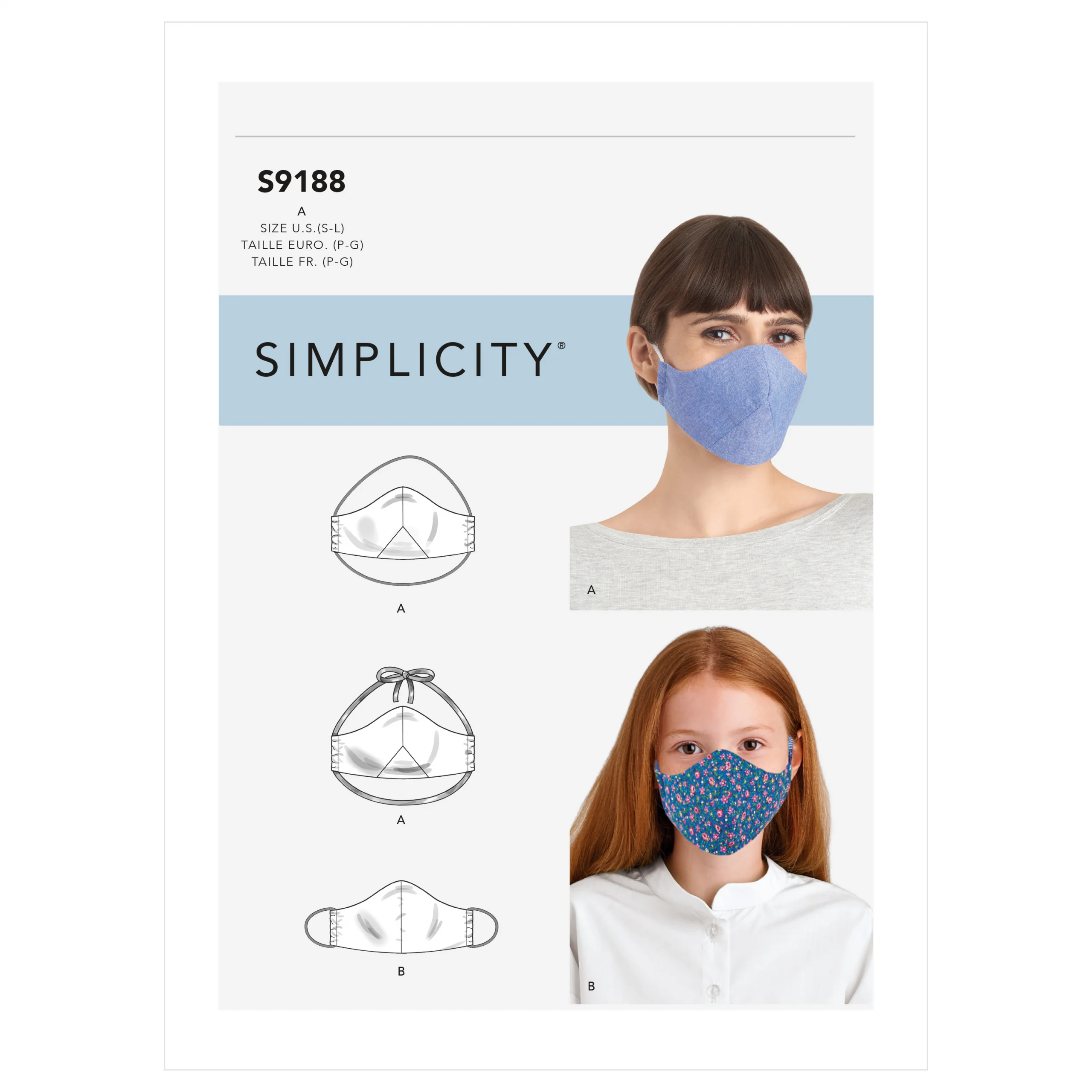 Simplicity Family Face Masks S9188 - Image 2