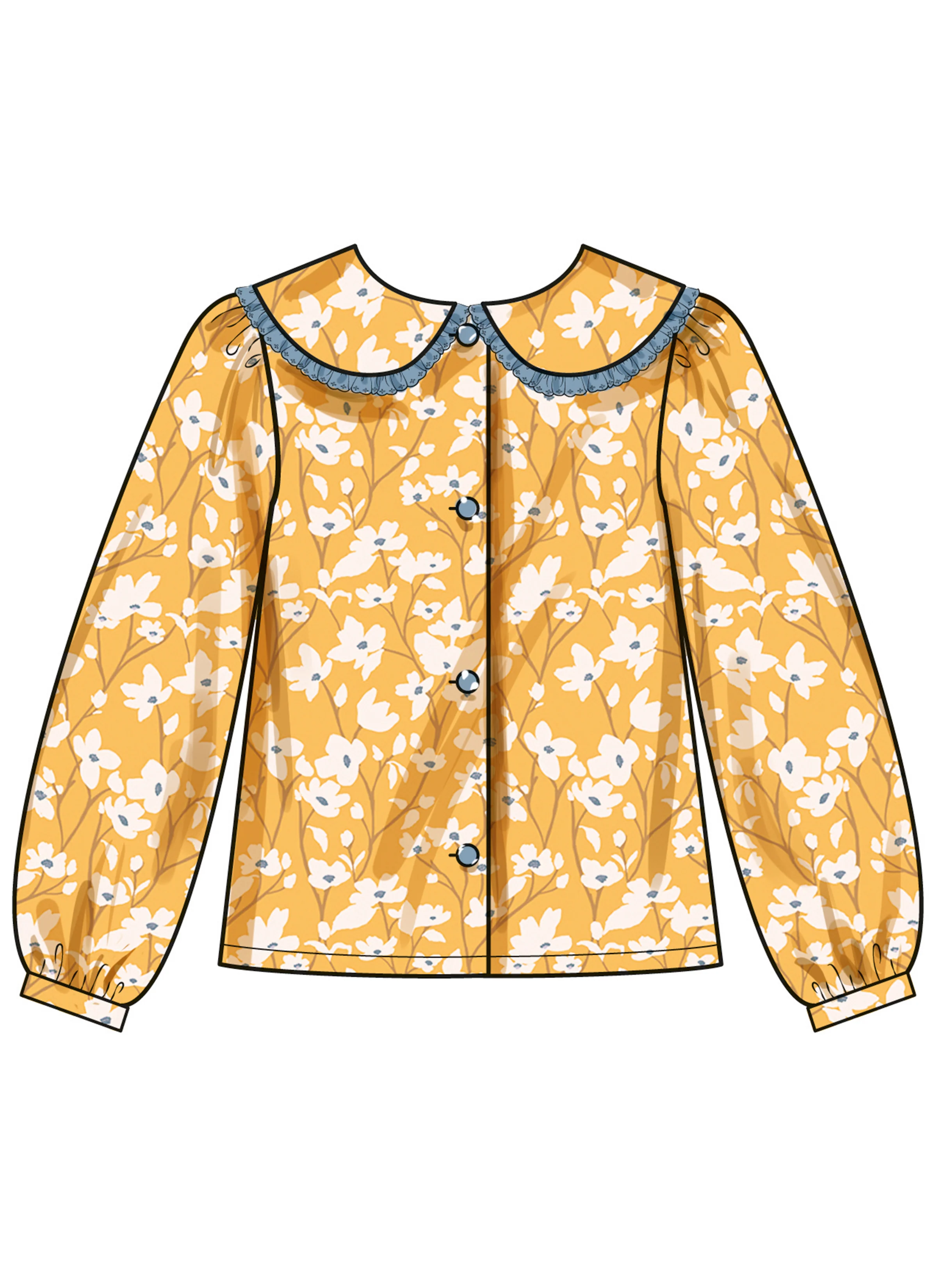 Simplicity Girls' Tops S3077 - Image 5