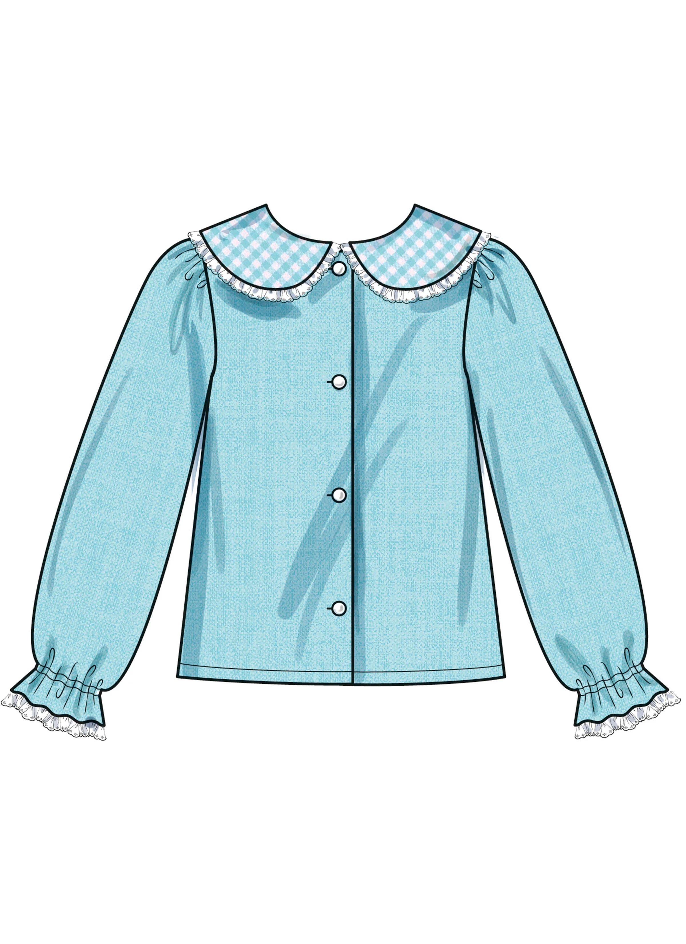 Simplicity Girls' Tops S3077 - Image 6