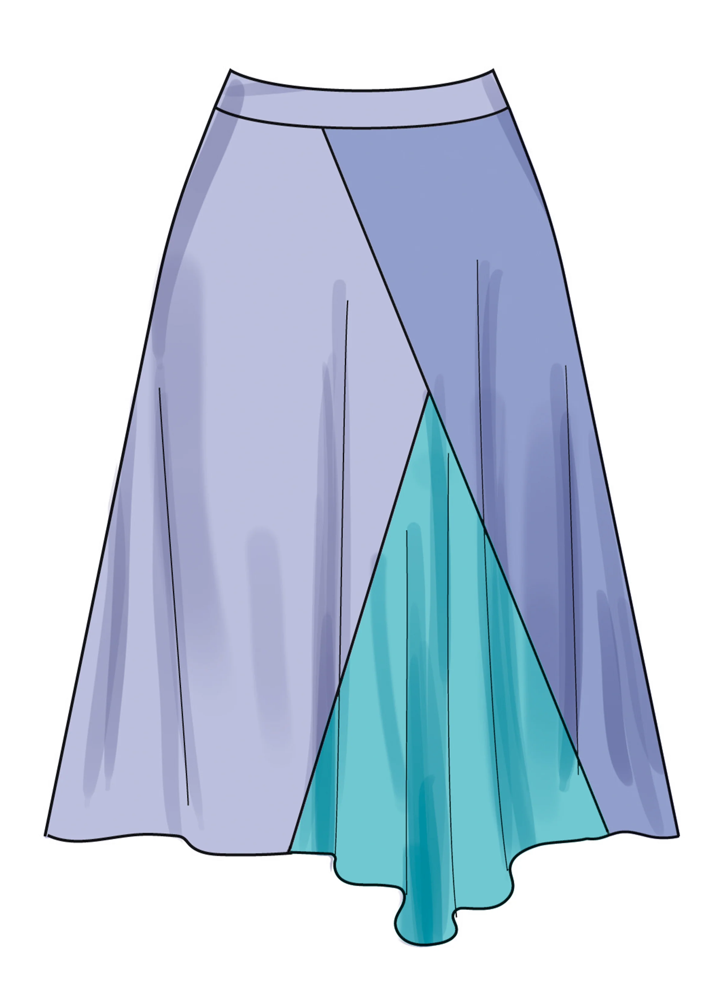 Simplicity Godet Skirt S3138 - Image 3