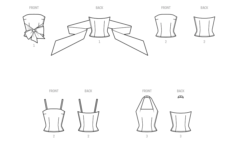 Simplicity Halter and Strapless Bodice S3152 - Image 6