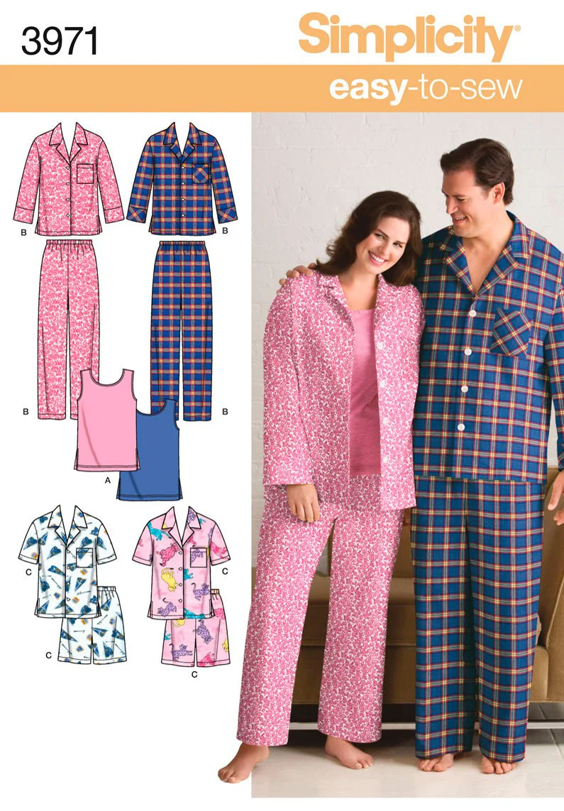 Simplicity His and Hers Nightwear S3971 - Image 3