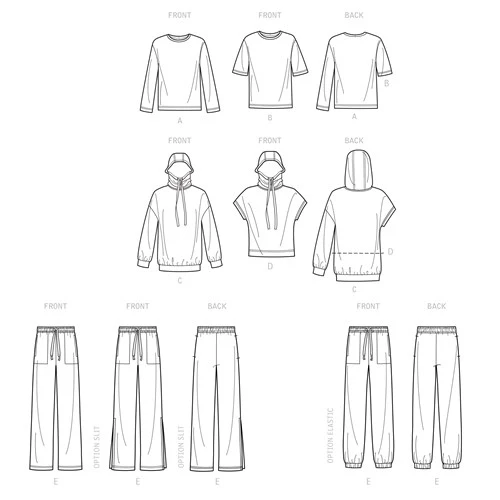 Simplicity Hoodie, Trousers and Tees S9379 - Image 19
