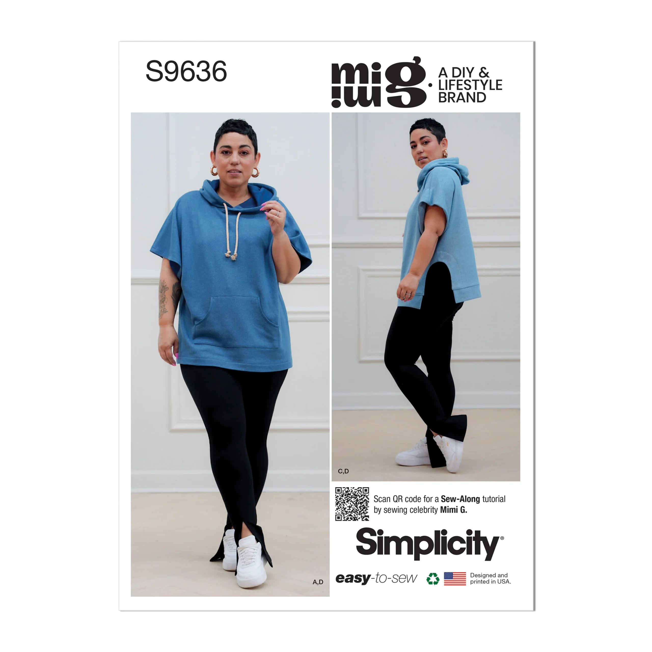 Simplicity Hoodies and Leggings S9636 - Image 2
