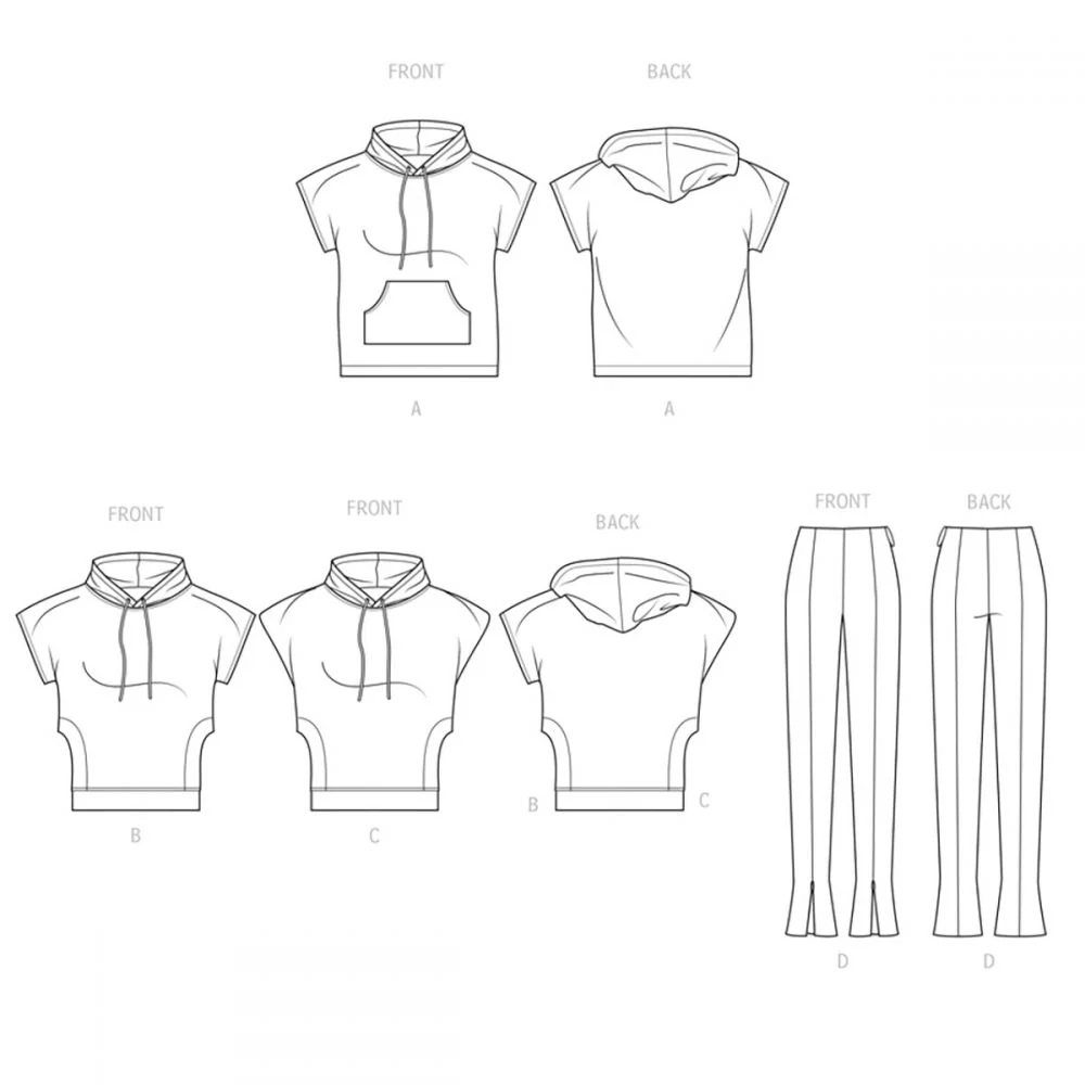 Simplicity Hoodies and Leggings S9636 - Image 6