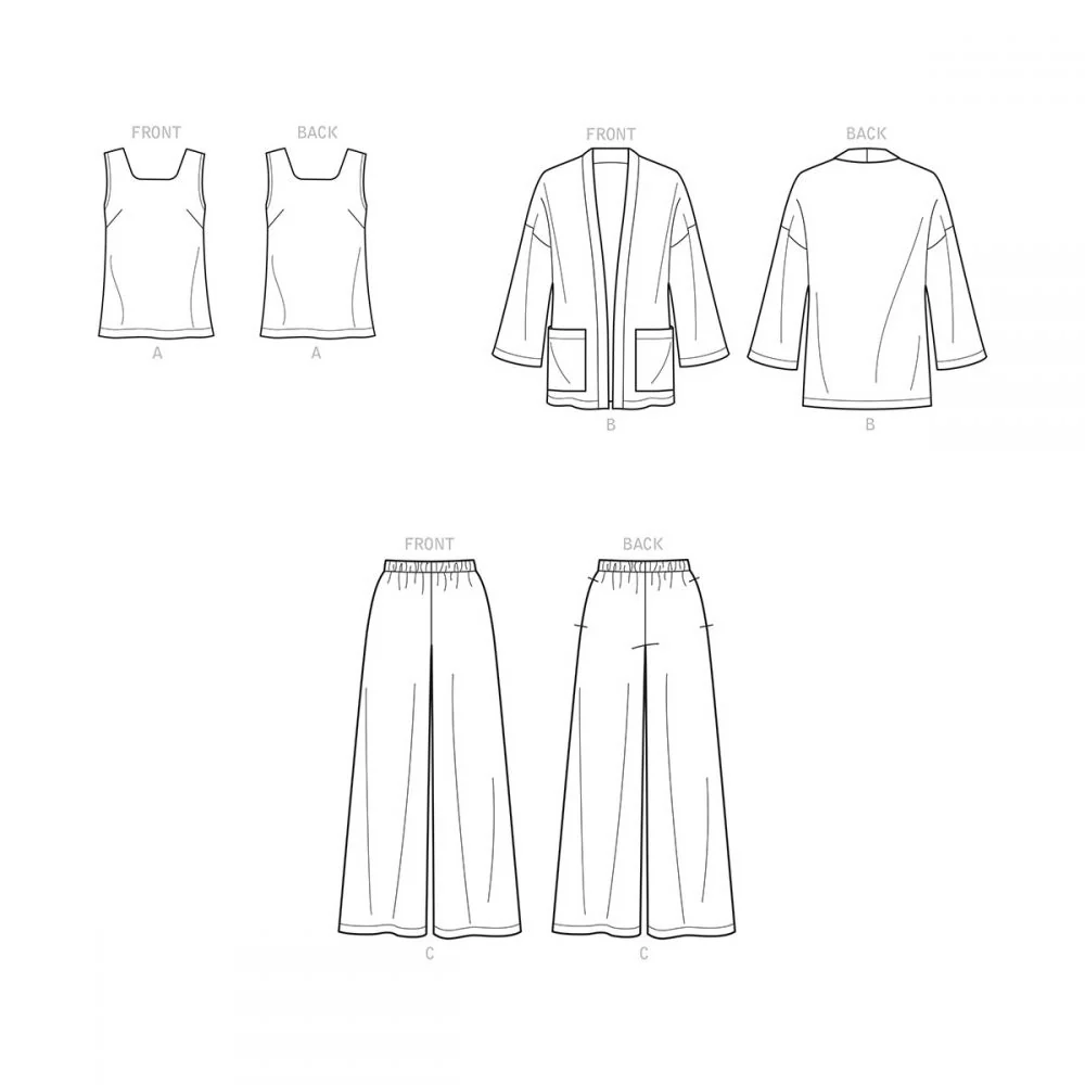 Simplicity Jacket, Top and Trousers S9271 - Image 8