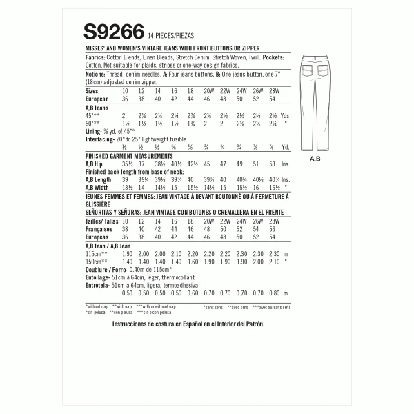 Simplicity Jeans S9266 - Image 7