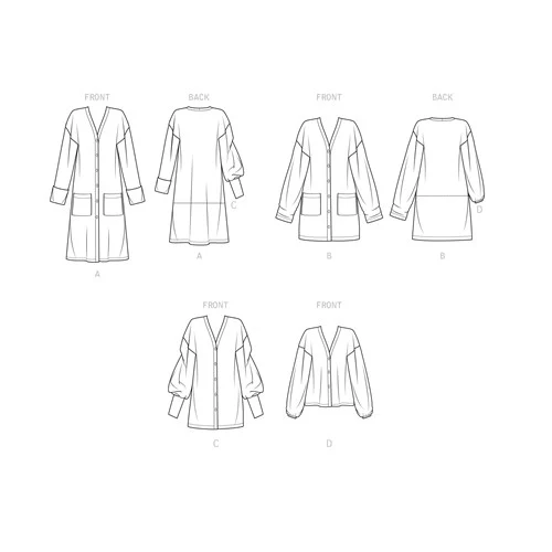 Simplicity Knit Cardigans S9373 - Image 8