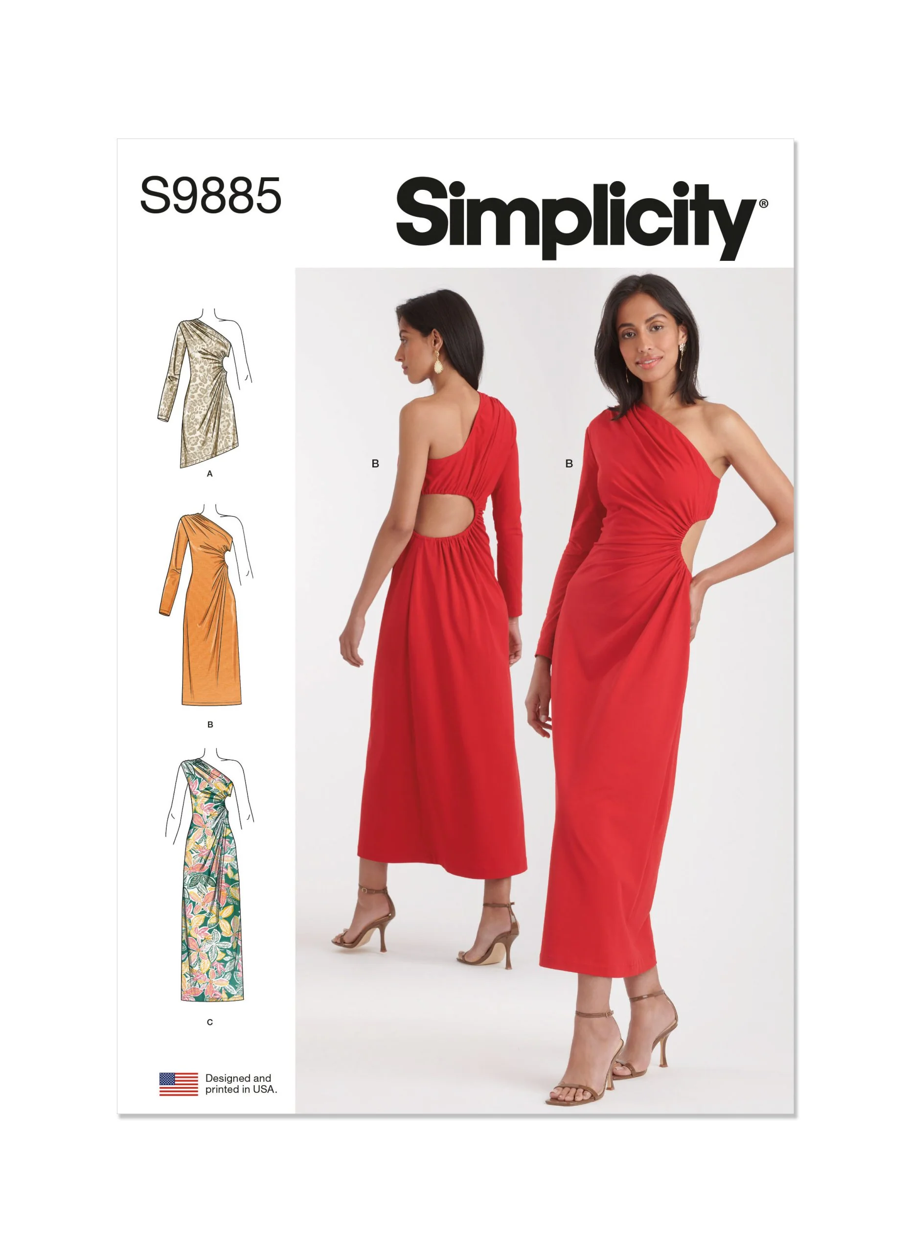 Simplicity Knit Dress S9885 - Image 2