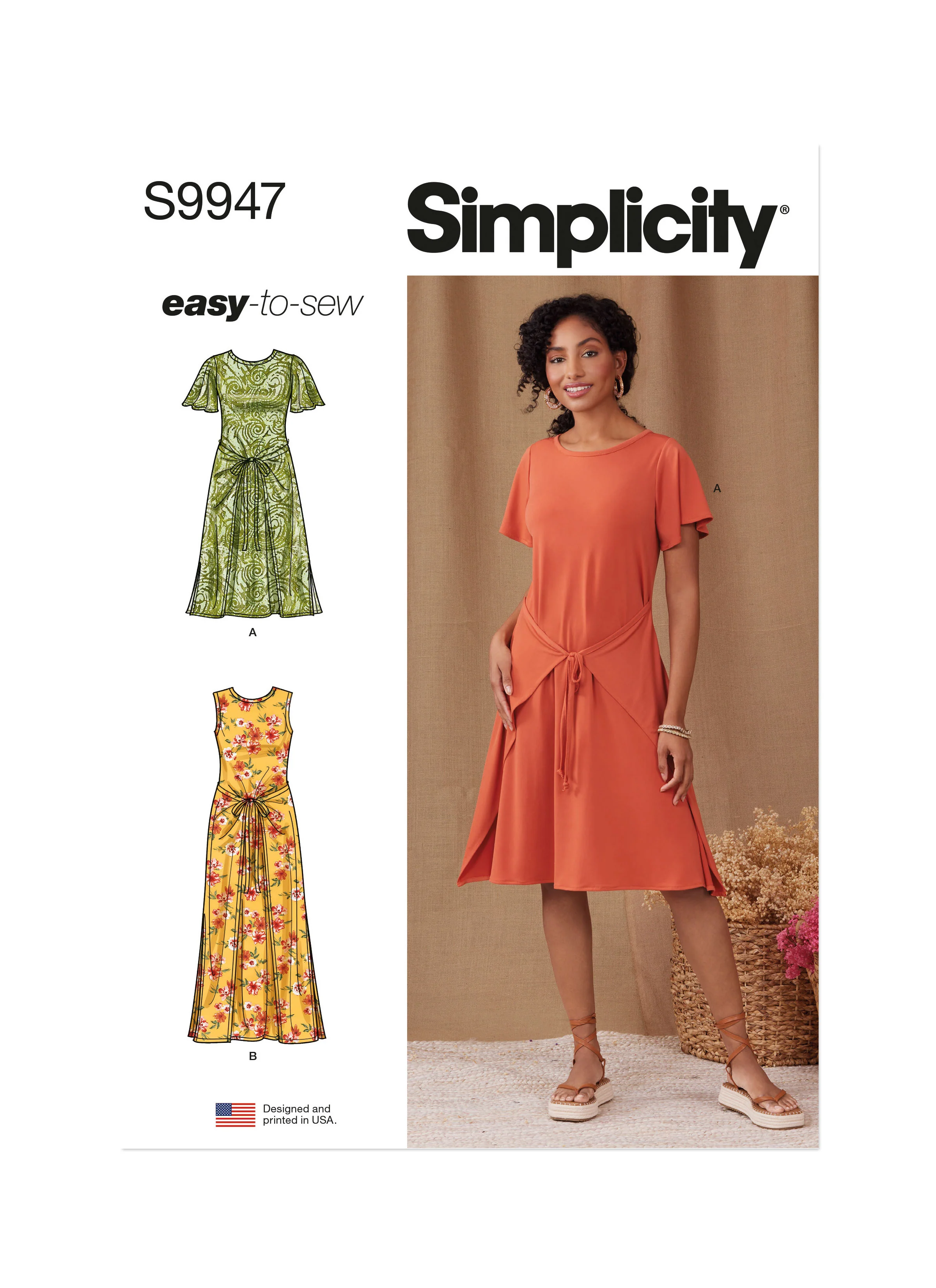 Simplicity Knit Dress S9947 - Image 2