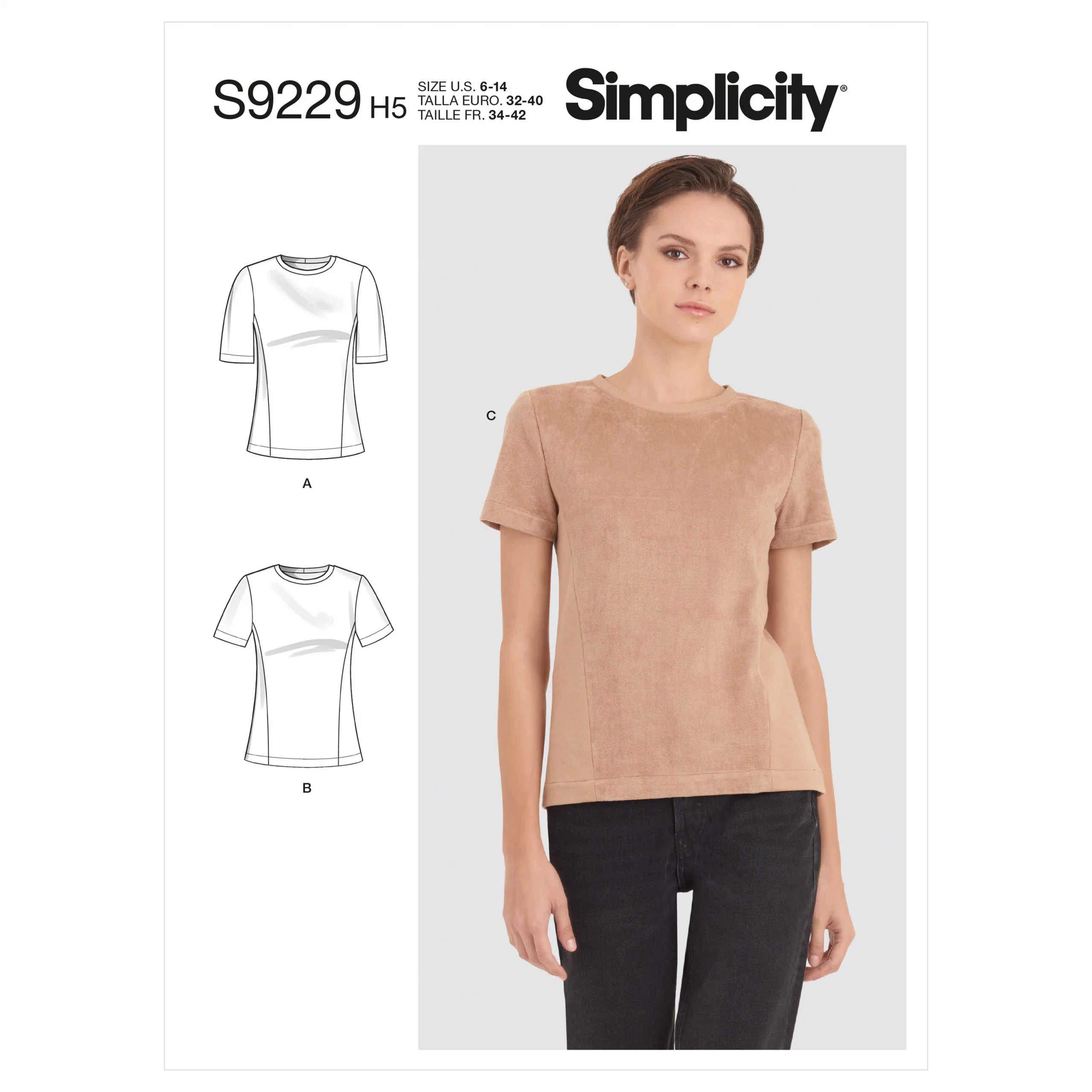 Simplicity Knit Tee Shirt S9229 - Image 2