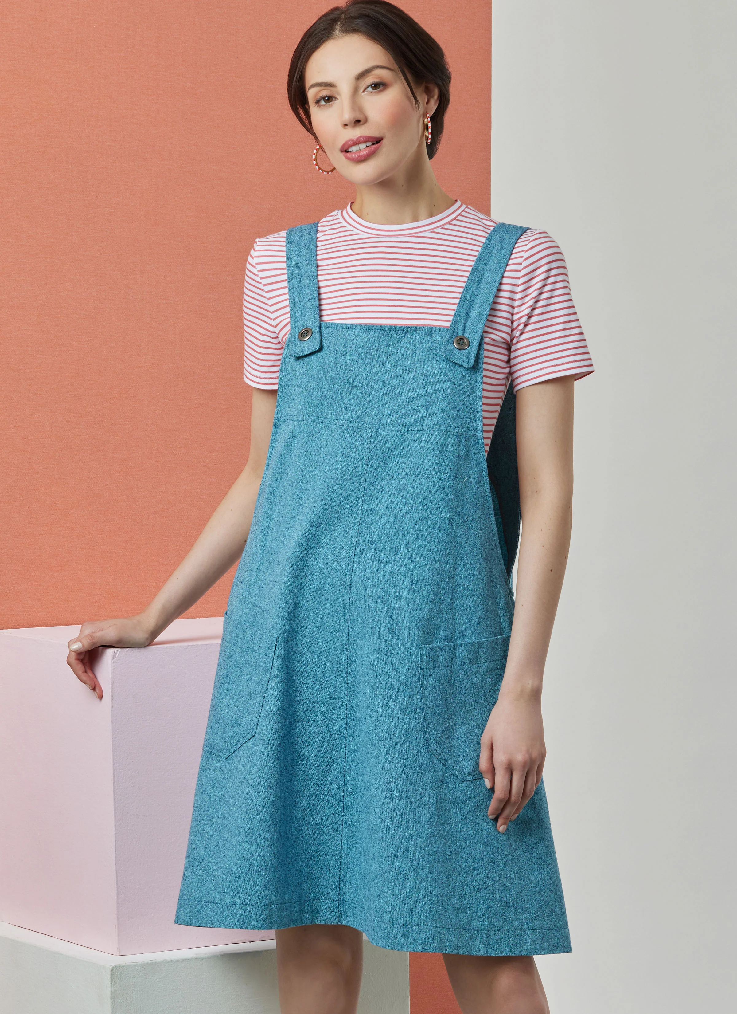 Simplicity Knit Tops, Overalls and Pinafore S3125 - Image 5