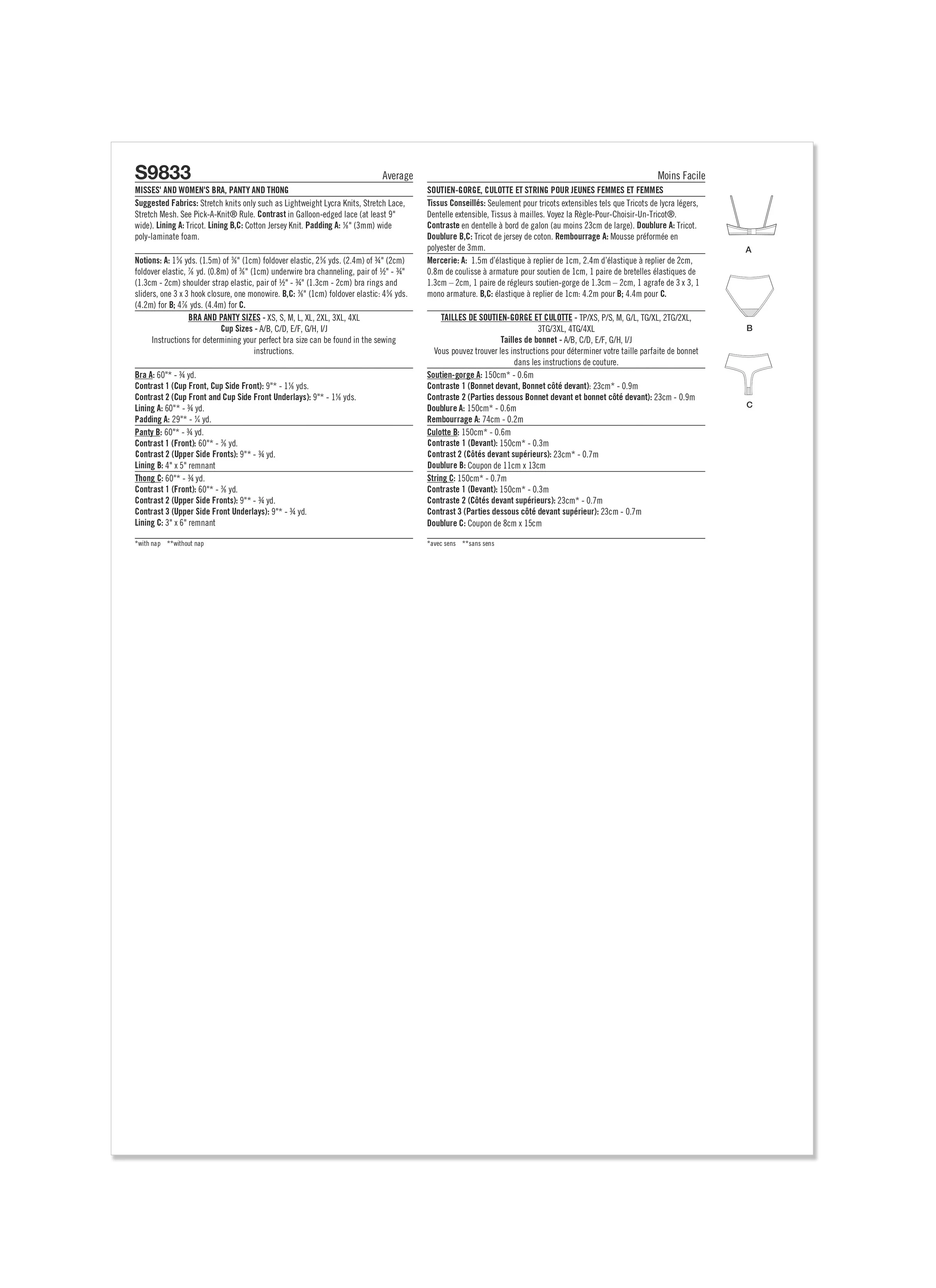 Simplicity Lingerie S9833 - Image 7