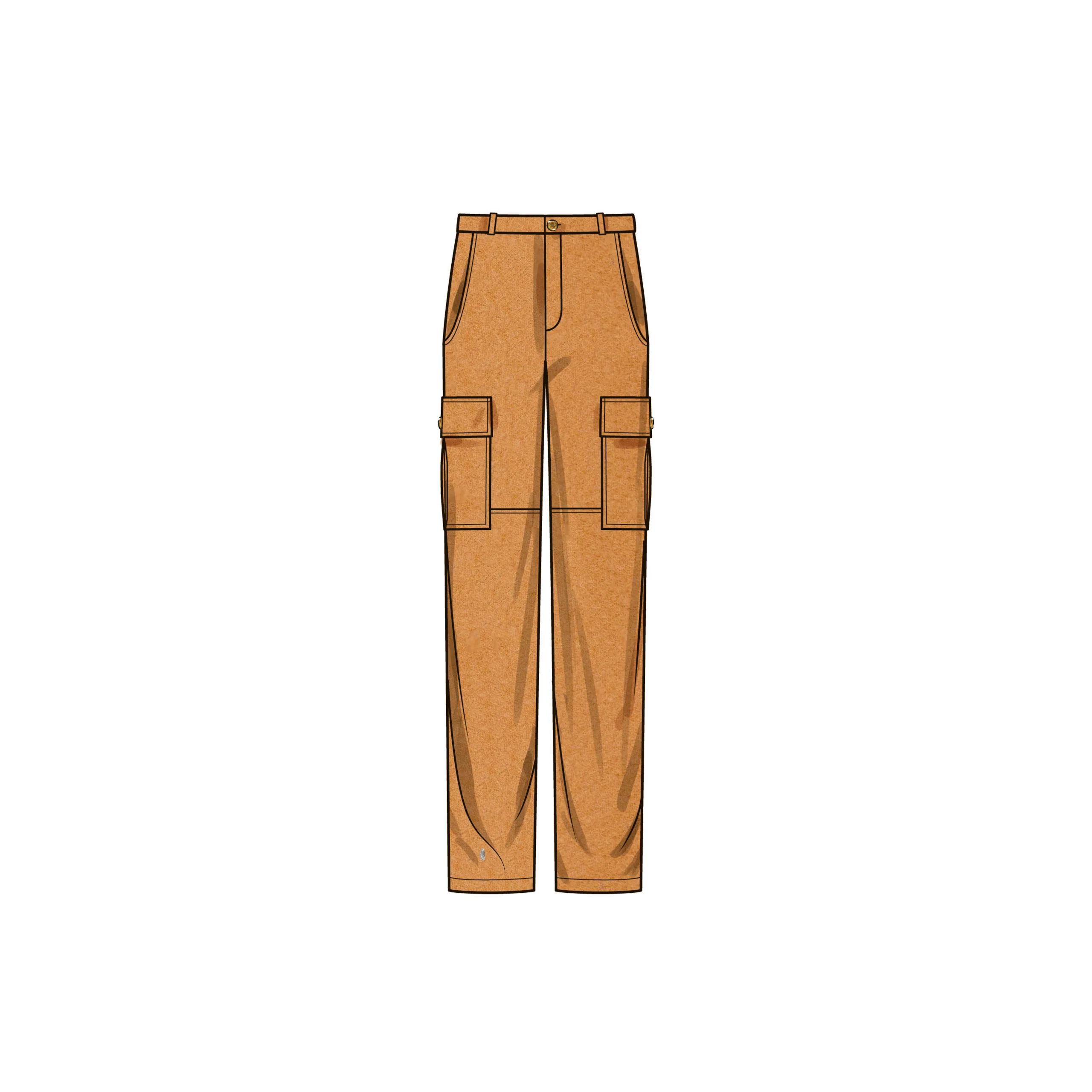 Simplicity Men's Cargo Trousers S9693 - Image 5