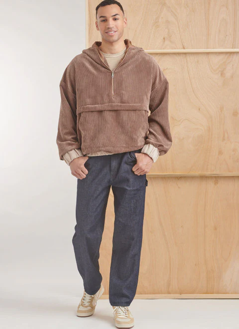 Simplicity Men's Hoodie S9829 - Image 3