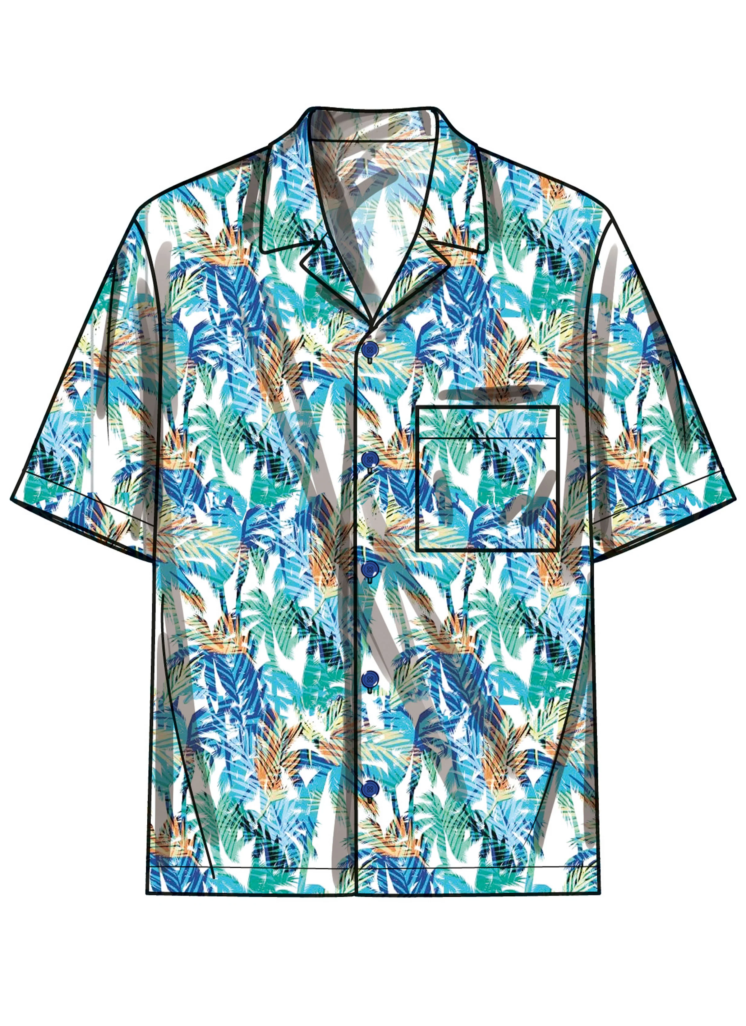 Simplicity Men's Shirts S3075 - Image 6